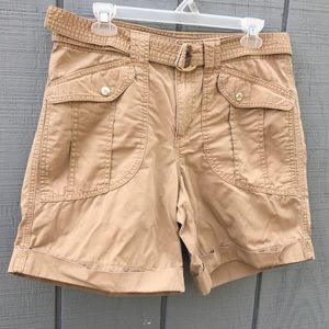 Ralph Lauren Cargo Shorts with Belt - Size 10